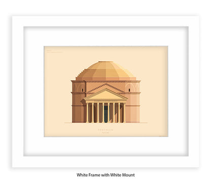 Pantheon - Rome - Fred Birchal Art Print