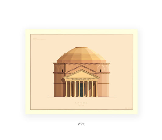 Pantheon - Rome - Fred Birchal Art Print