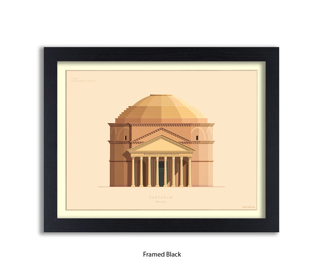 Pantheon - Rome - Fred Birchal Art Print