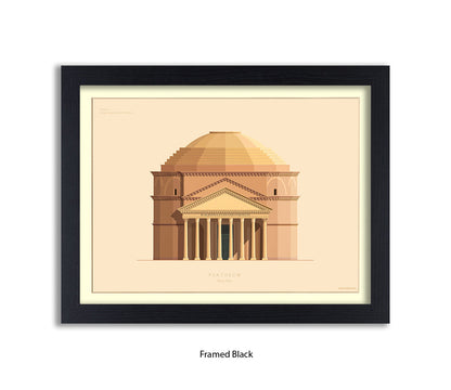 Pantheon - Rome - Fred Birchal Art Print