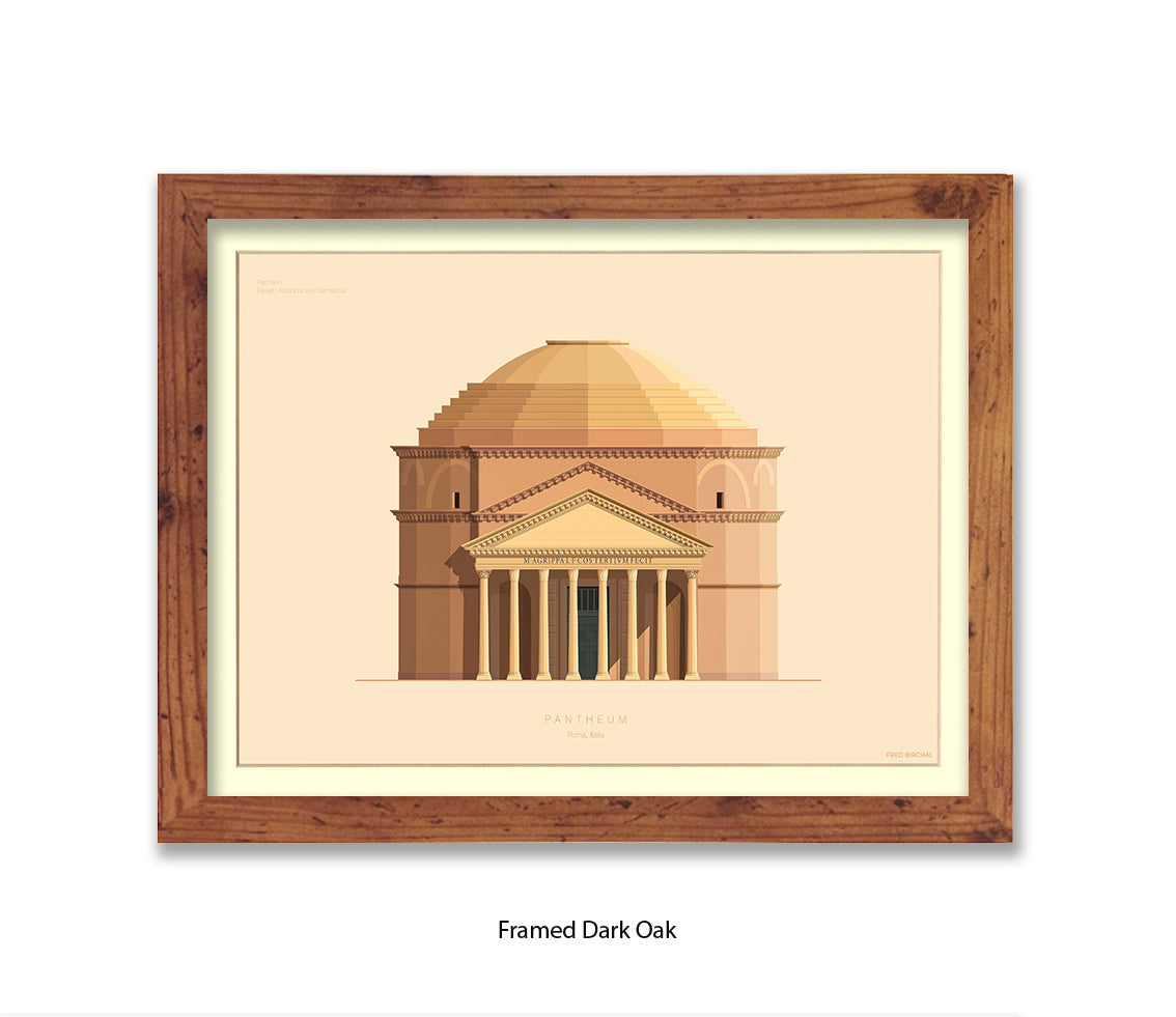 Pantheon - Rome - Fred Birchal Art Print