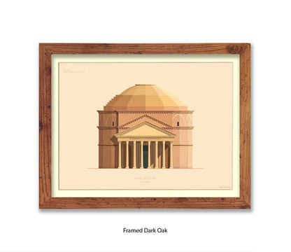 Pantheon - Rome - Fred Birchal Art Print