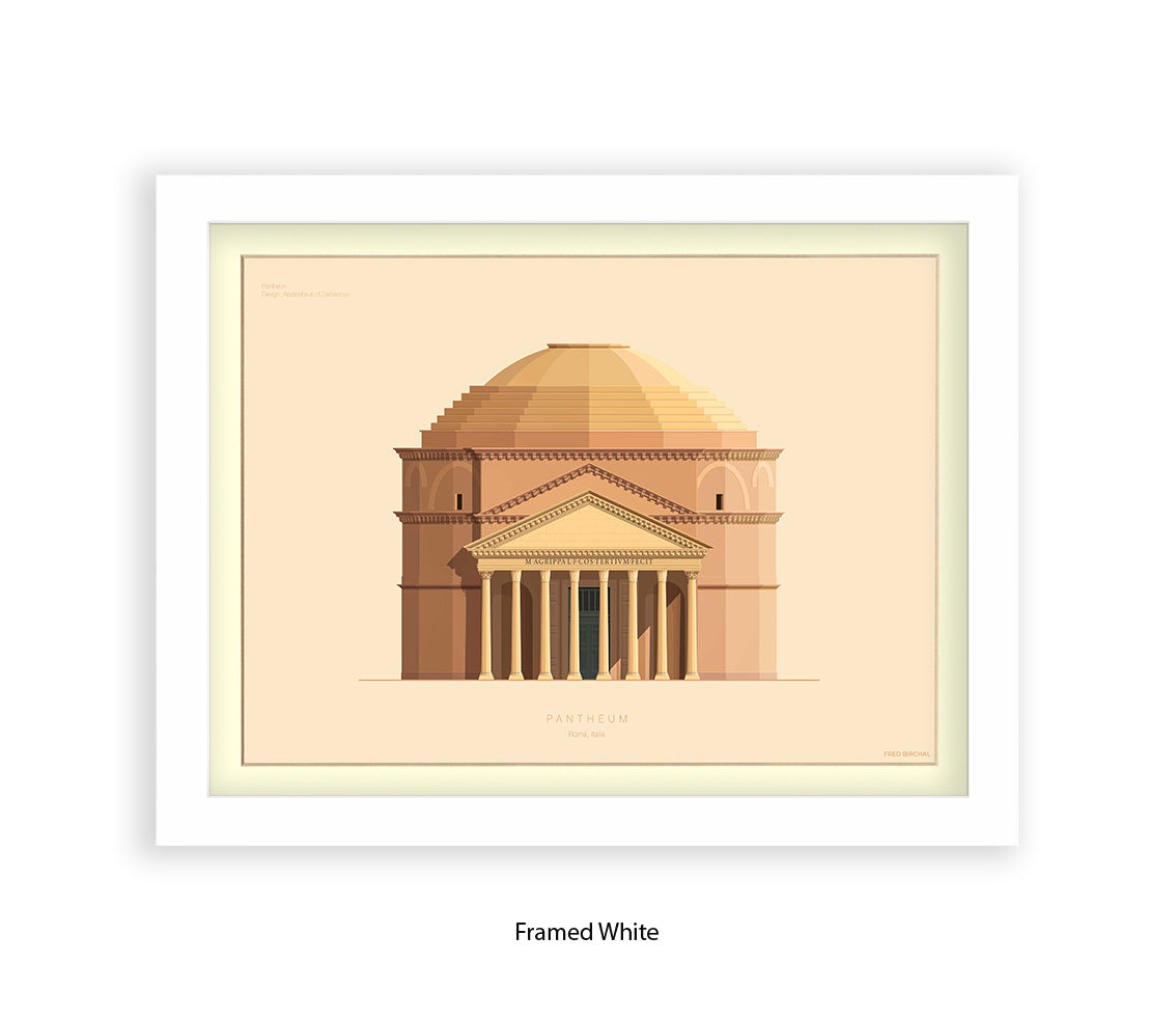 Pantheon - Rome - Fred Birchal Art Print