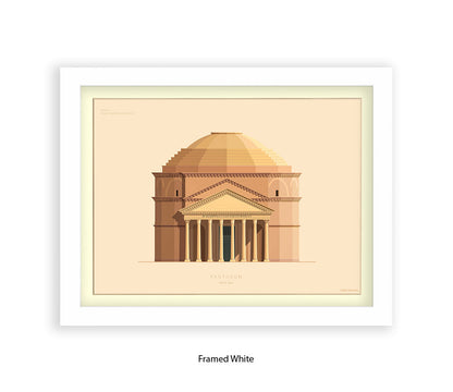 Pantheon - Rome - Fred Birchal Art Print