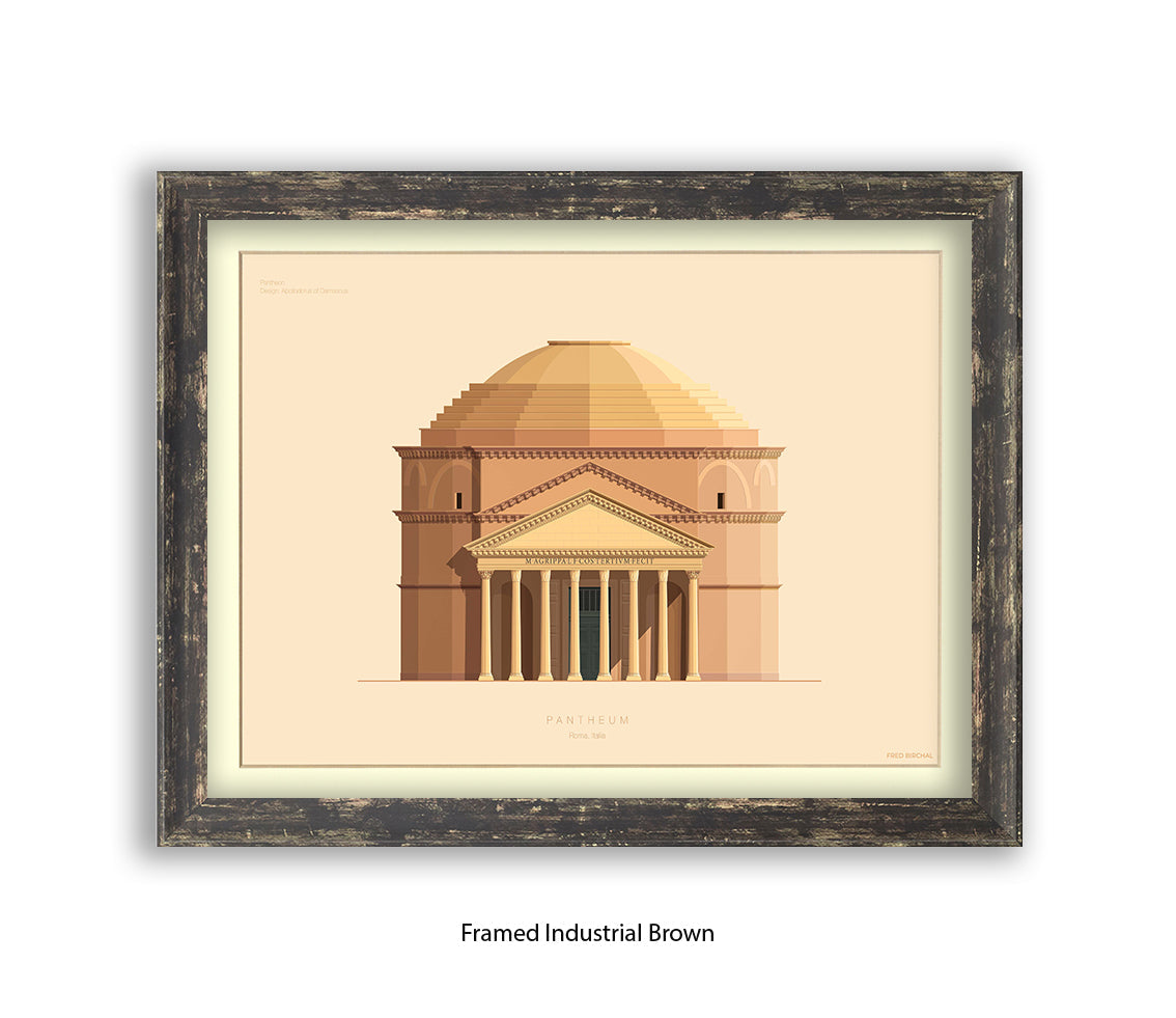 Pantheon - Rome - Fred Birchal Art Print