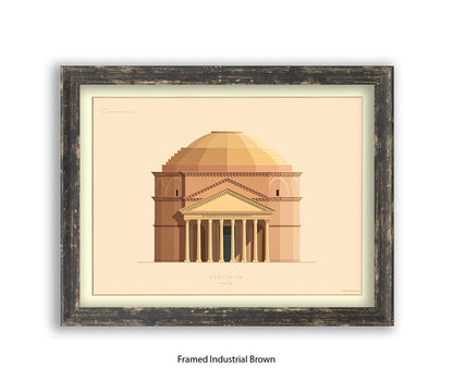 Pantheon - Rome - Fred Birchal Art Print