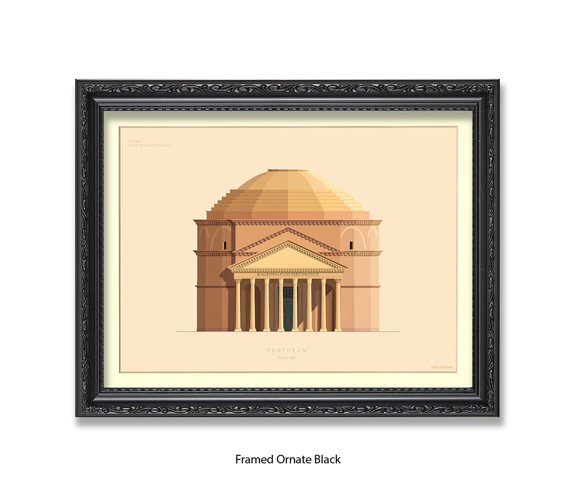 Pantheon - Rome - Fred Birchal Art Print
