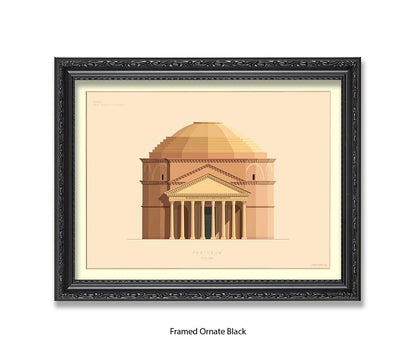 Pantheon - Rome - Fred Birchal Art Print