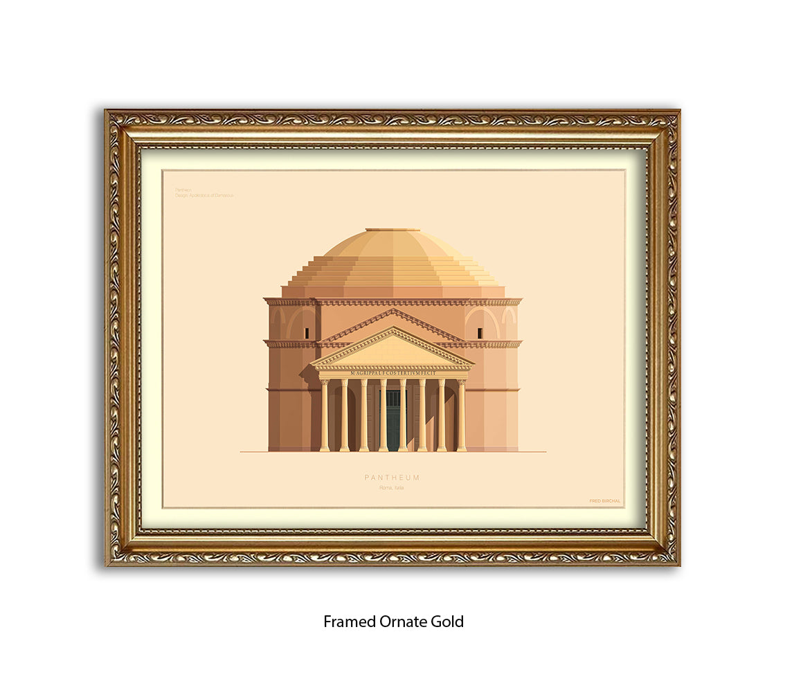 Pantheon - Rome - Fred Birchal Art Print