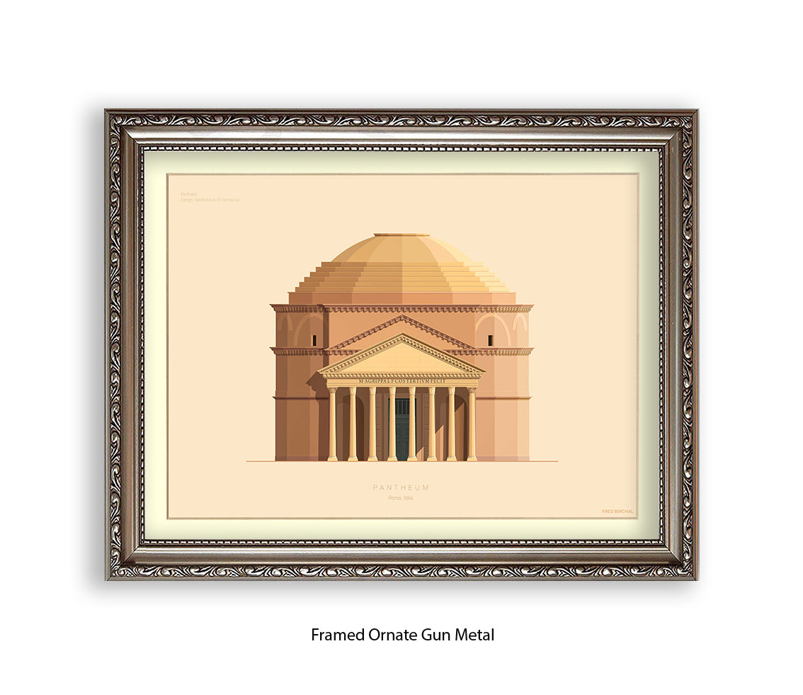 Pantheon - Rome - Fred Birchal Art Print