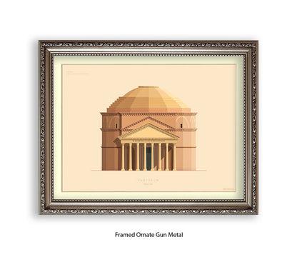 Pantheon - Rome - Fred Birchal Art Print