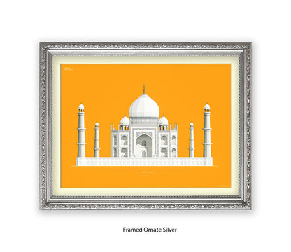 Taj Mahal - Agra - Fred Birchal Art Print