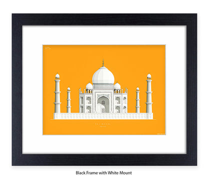 Taj Mahal - Agra - Fred Birchal Art Print