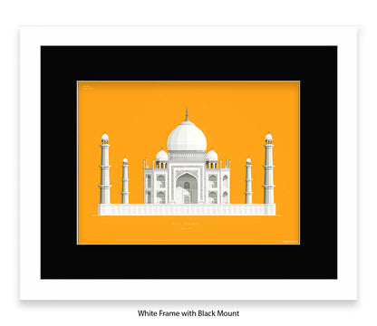 Taj Mahal - Agra - Fred Birchal Art Print