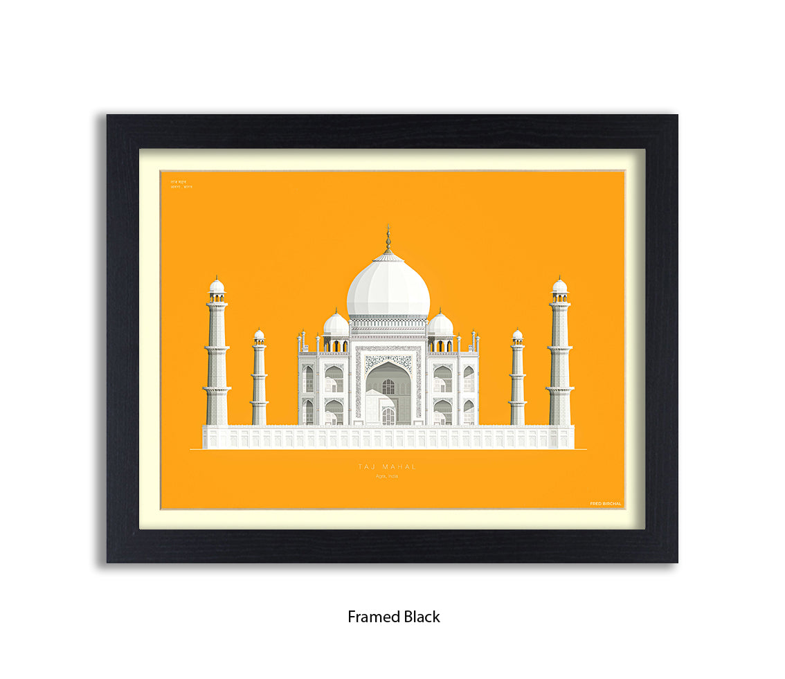 Taj Mahal - Agra - Fred Birchal Art Print