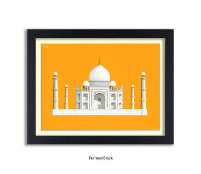 Taj Mahal - Agra - Fred Birchal Art Print