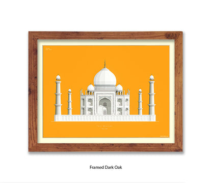 Taj Mahal - Agra - Fred Birchal Art Print