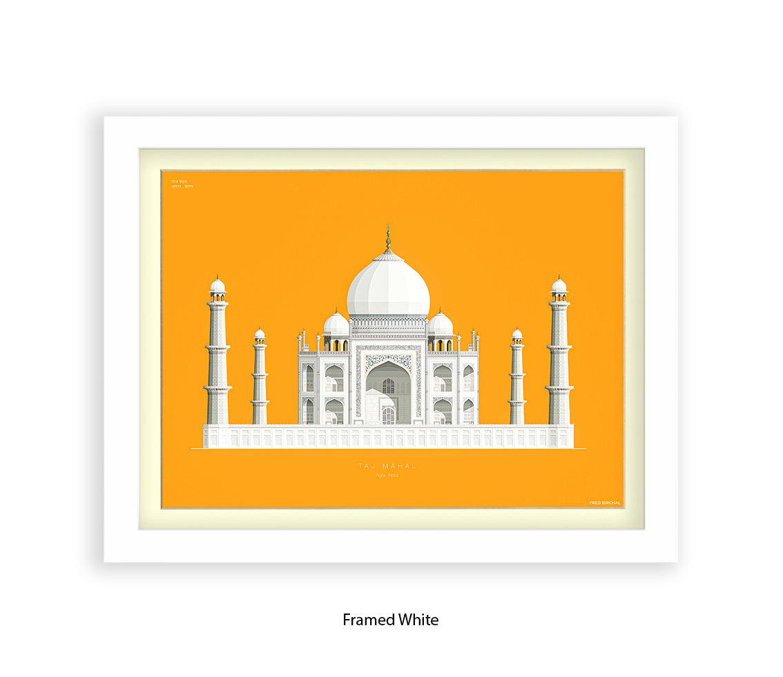 Taj Mahal - Agra - Fred Birchal Art Print