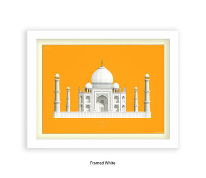 Taj Mahal - Agra - Fred Birchal Art Print