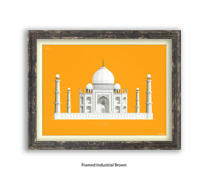 Taj Mahal - Agra - Fred Birchal Art Print
