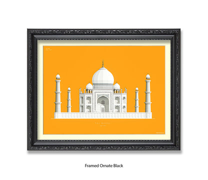 Taj Mahal - Agra - Fred Birchal Art Print