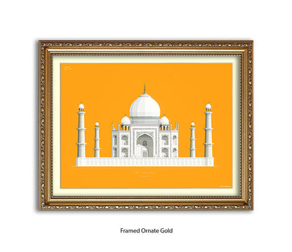 Taj Mahal - Agra - Fred Birchal Art Print
