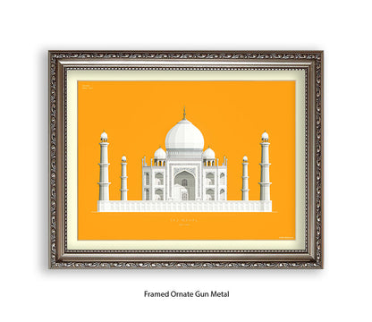 Taj Mahal - Agra - Fred Birchal Art Print