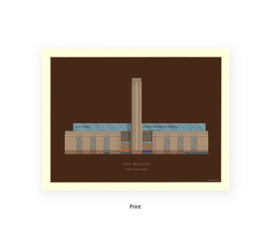 Tate Modern London England - Fred Birchal Art Print