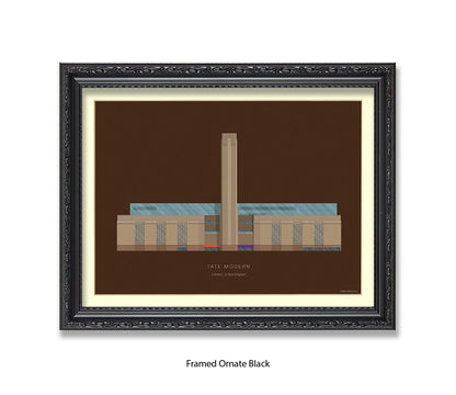 Tate Modern London England - Fred Birchal Art Print