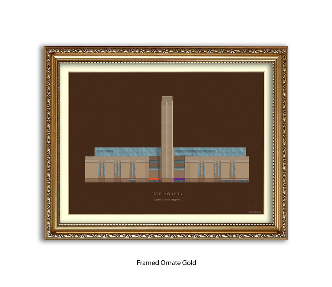Tate Modern London England - Fred Birchal Art Print