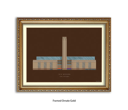 Tate Modern London England - Fred Birchal Art Print