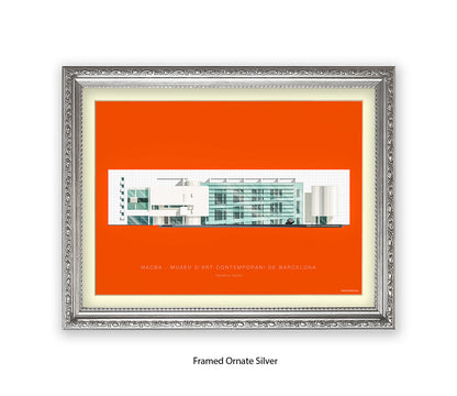 MACBA Museu d'Art Conteporani- Barcelona - Fred Birchal Art Print