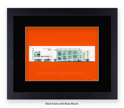 MACBA Museu d'Art Conteporani- Barcelona - Fred Birchal Art Print