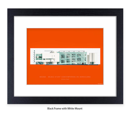 MACBA Museu d'Art Conteporani- Barcelona - Fred Birchal Art Print