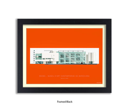 MACBA Museu d'Art Conteporani- Barcelona - Fred Birchal Art Print