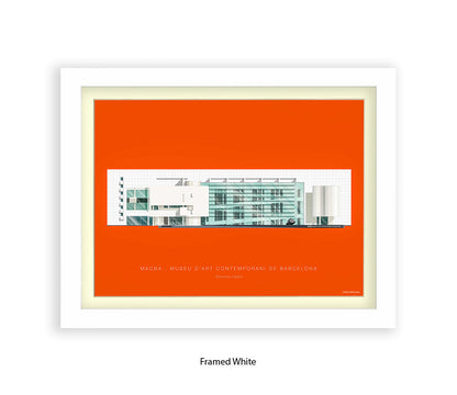MACBA Museu d'Art Conteporani- Barcelona - Fred Birchal Art Print
