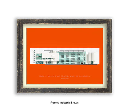 MACBA Museu d'Art Conteporani- Barcelona - Fred Birchal Art Print