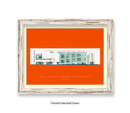 MACBA Museu d'Art Conteporani- Barcelona - Fred Birchal Art Print