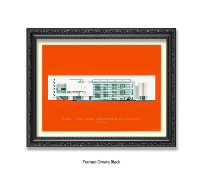 MACBA Museu d'Art Conteporani- Barcelona - Fred Birchal Art Print