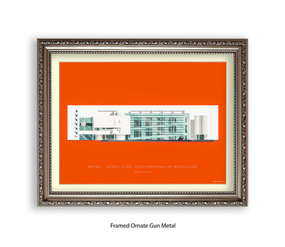 MACBA Museu d'Art Conteporani- Barcelona - Fred Birchal Art Print
