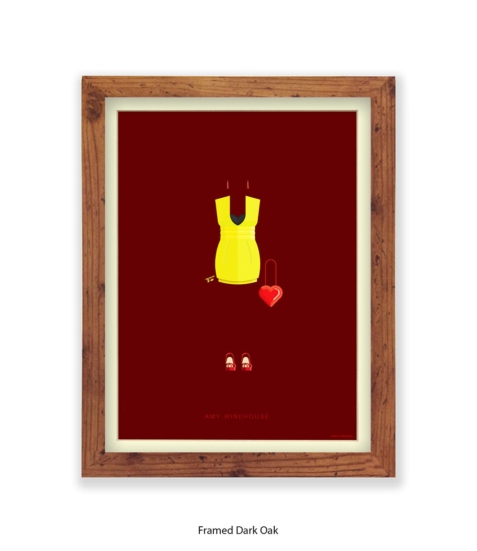 Amy Winehouse Fred Birchal Art Print