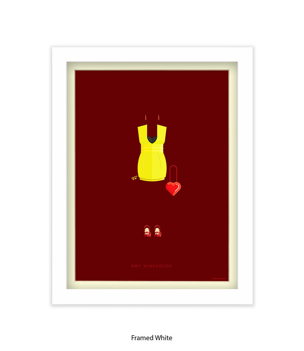 Amy Winehouse Fred Birchal Art Print