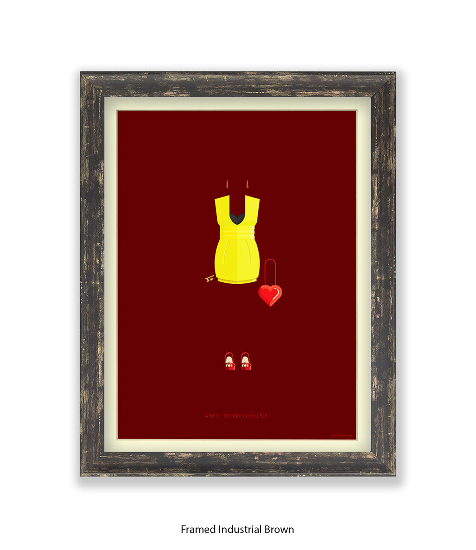 Amy Winehouse Fred Birchal Art Print