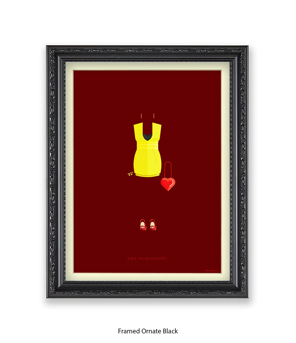 Amy Winehouse Fred Birchal Art Print