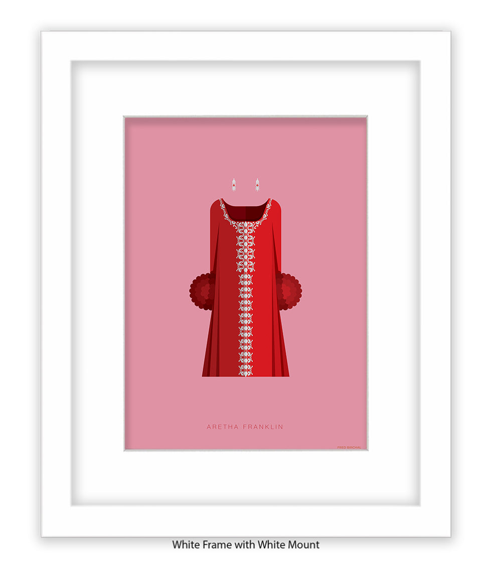 Aretha Franklyn Fred Birchal Art Print