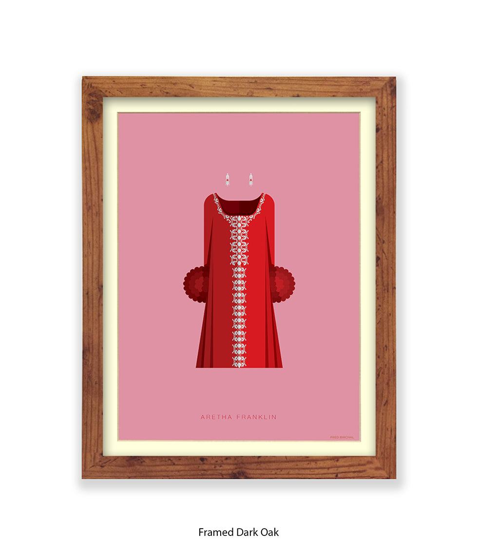 Aretha Franklyn Fred Birchal Art Print