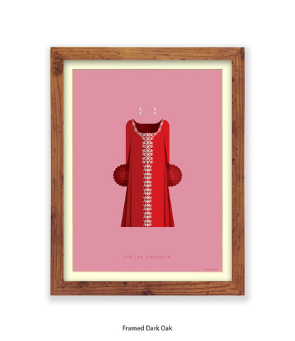 Aretha Franklyn Fred Birchal Art Print