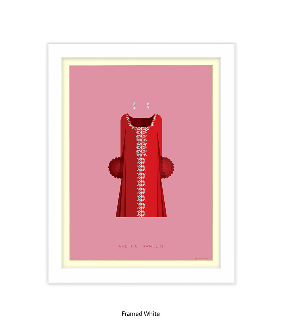 Aretha Franklyn Fred Birchal Art Print
