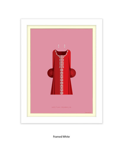 Aretha Franklyn Fred Birchal Art Print