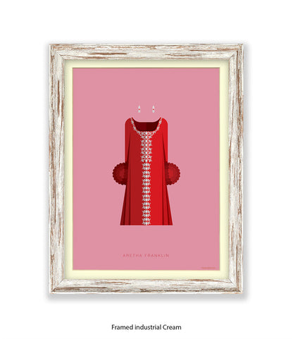 Aretha Franklyn Fred Birchal Art Print